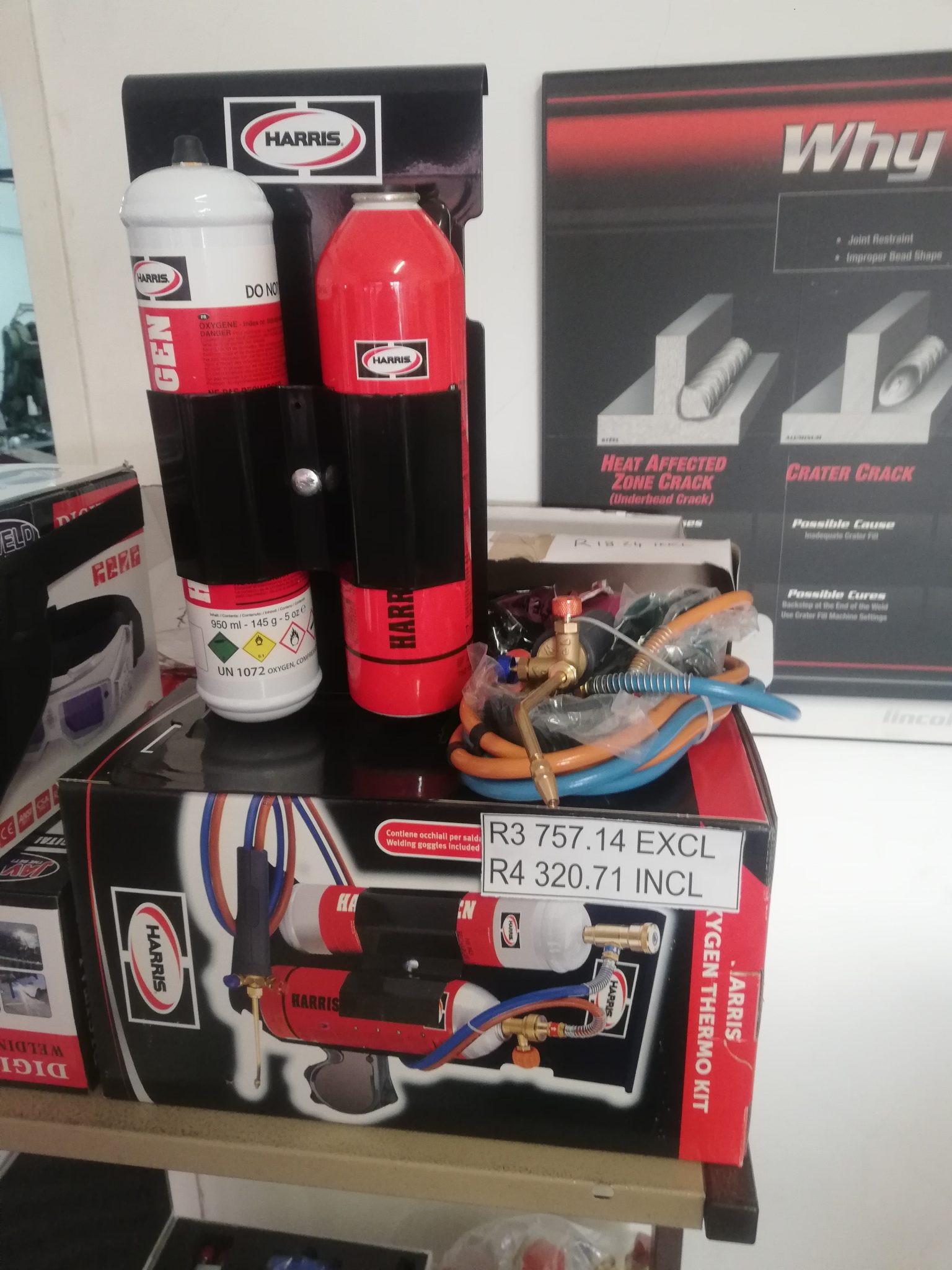 Harris Oxygen Thermo Kit Arcweld & Equipment Pretoria 012 3861418